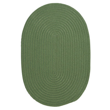 Moss Green Colonial Mills Boca Oval Raton Rugs Braided Rugs Made in the USA