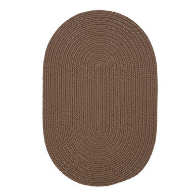 Cashew Colonial Mills Boca Raton Oval Rugs Braided Rugs Made in the USA