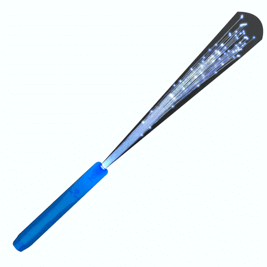 Blue Fiber Optic Wands with Blue LEDs