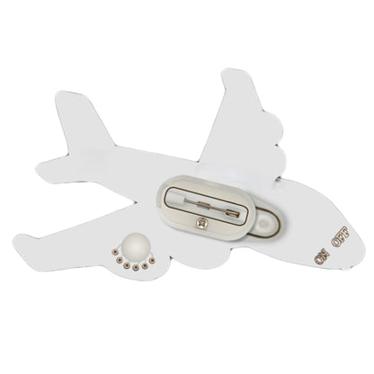 Airplane Flashing Body Light Lapel Pins