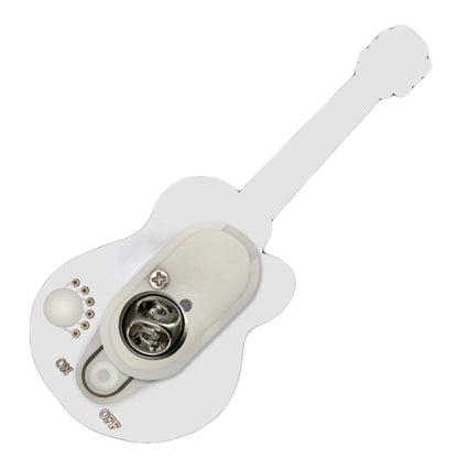 USA Guitar Flashing Body Light Lapel Pins
