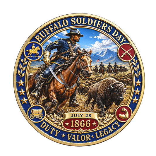 Buffalo Soldiers Day 1866 to present Commemorative Coin
