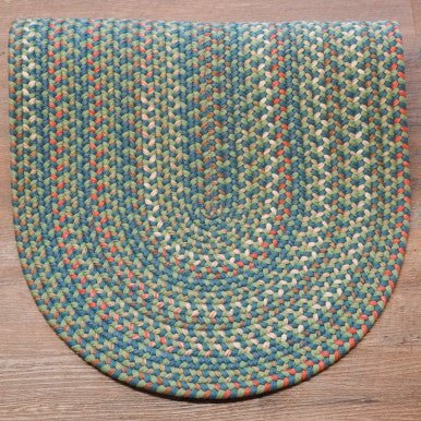 Bluegrass Colonial Mills Colgate Multi Runners. Traditional space-dyed braided runner rugs made in the USA