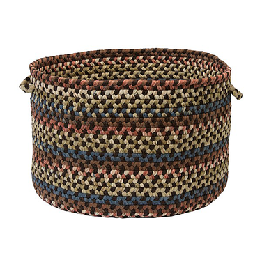 Dark Brown Colonial Mills Cedar Cove Baskets Braided Baskets Made in the USA