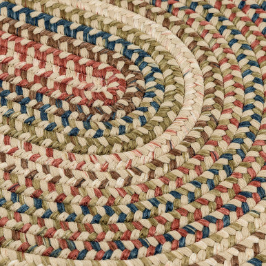 Natural Colonial Mills Cedar Cove Oval Rugs Braided Rugs Made in the USA