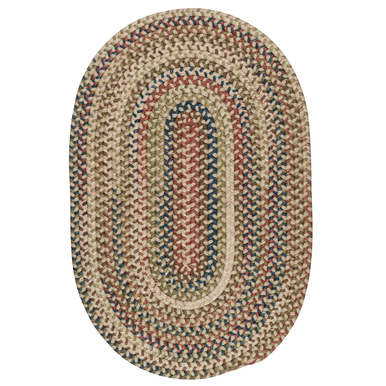 Natural Colonial Mills Cedar Cove Oval Rugs Braided Rugs Made in the USA