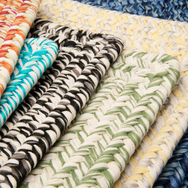 Catalina Square Rugs Braided Outdoor Rugs Made in the USA by Colonial Mills