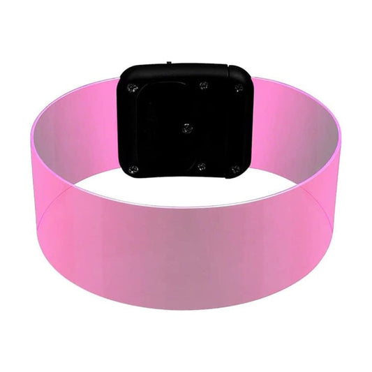Cosmic Pink LED Bracelets Magnetic Clasp