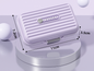 Portable medicine box mini medicine reminder box home storage