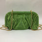 French style sparkling diamond cloud dumpling dinner party water diamond wrinkled chain clip crossbody handbag for women