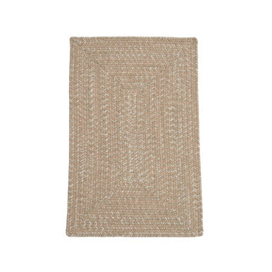Beige Oak Colonial Mills Bridgeport Tweed Rectangle Rugs. Braided Rugs Made in the USA