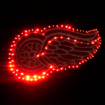Detroit Red Wings Flashing Fiber Optic Cap