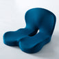 Memory Foam Integrated Seat & Back Cushion – Student, Office Chair & Car Lumbar Support Pad