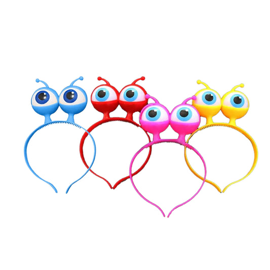 Flashing Alien Eyes Antenna Head Bopper Assorted