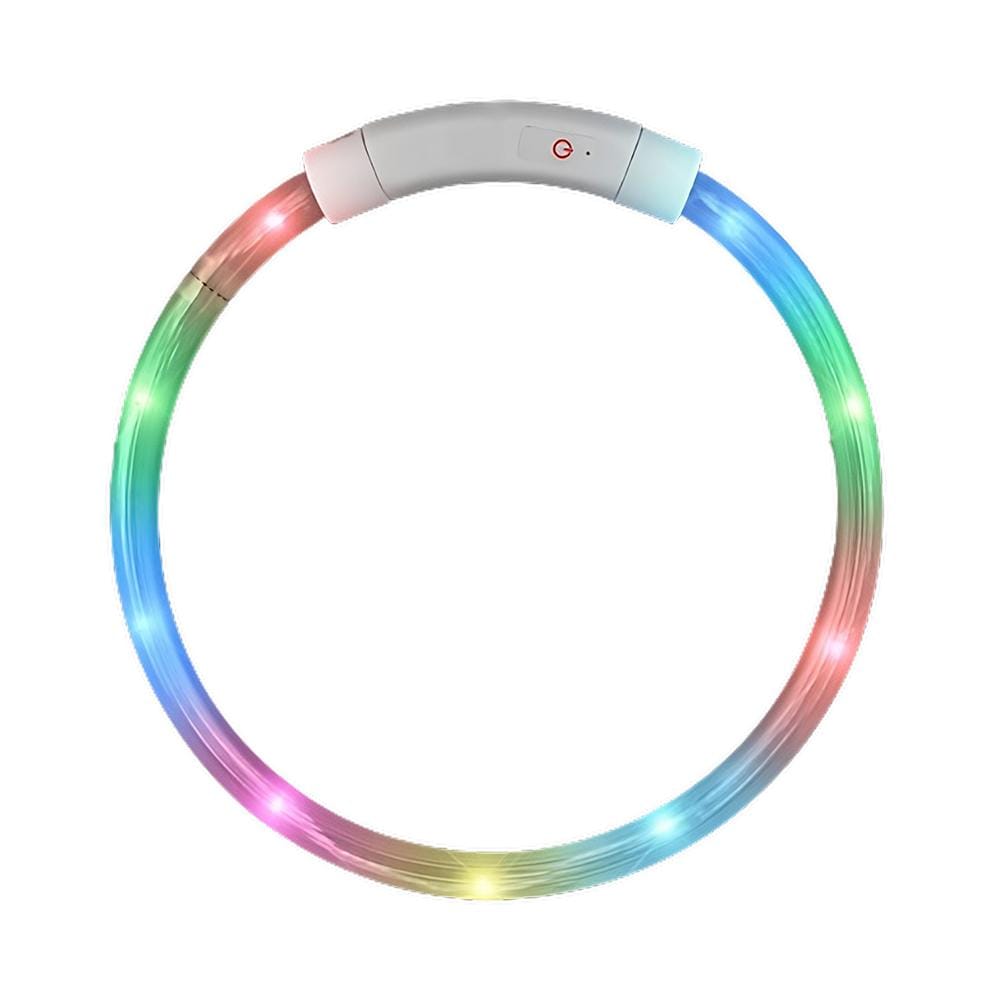 Flashing Dog Collar Multicolor Light DIY Tube Necklace
