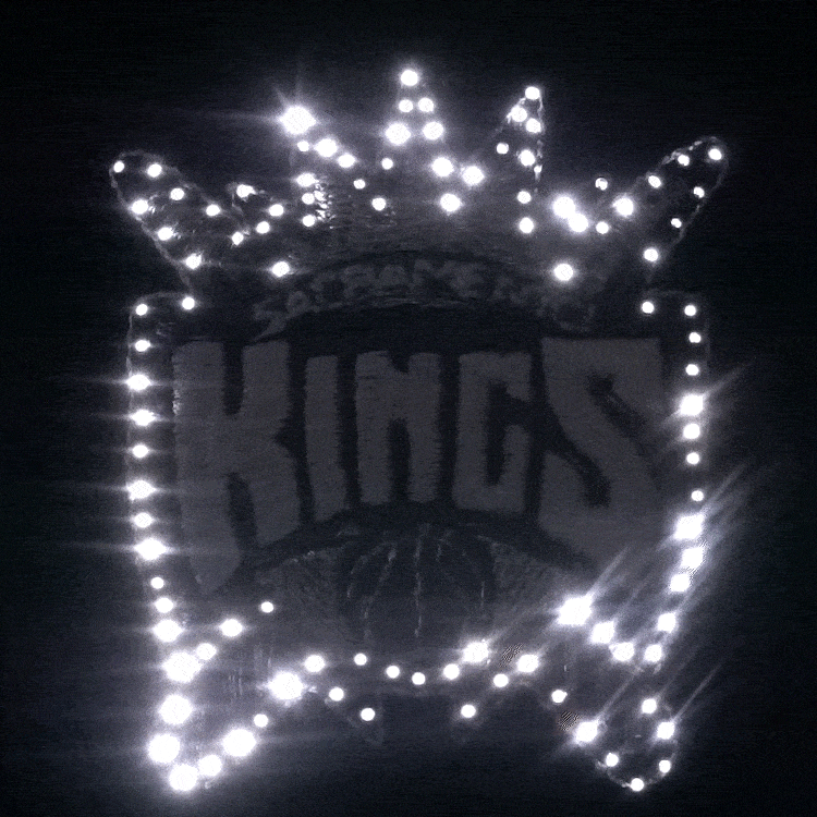 Sacramento Kings Flashing Fiber Optic Cap