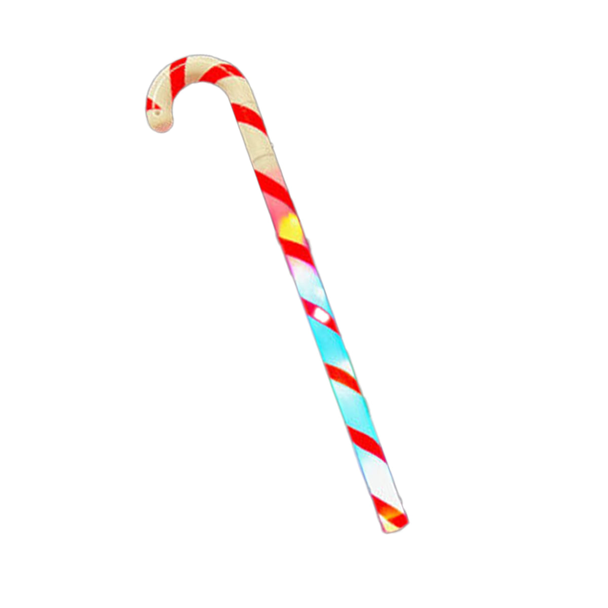 Flashing Peppermint Candy Cane Holiday Wand 18 Inches