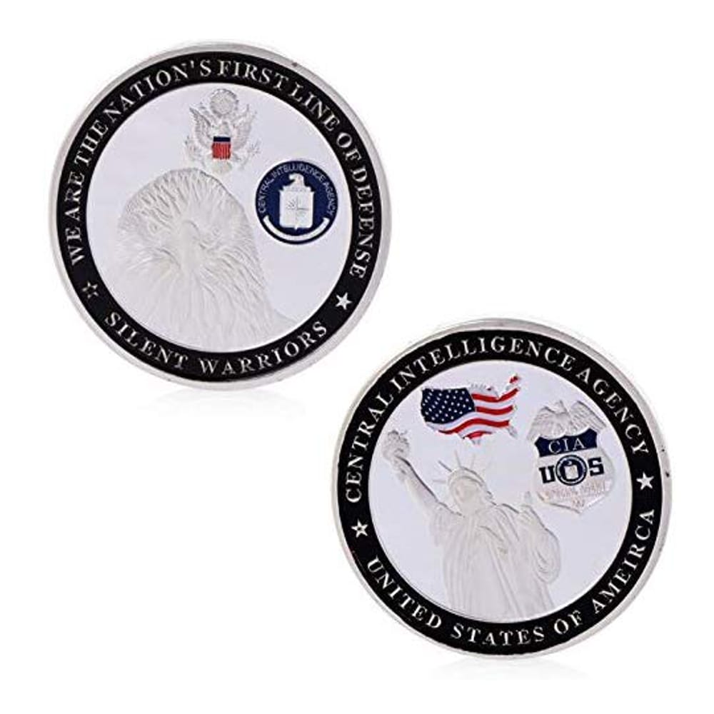 US Central Intelligence Agency Challenge Silver Coin