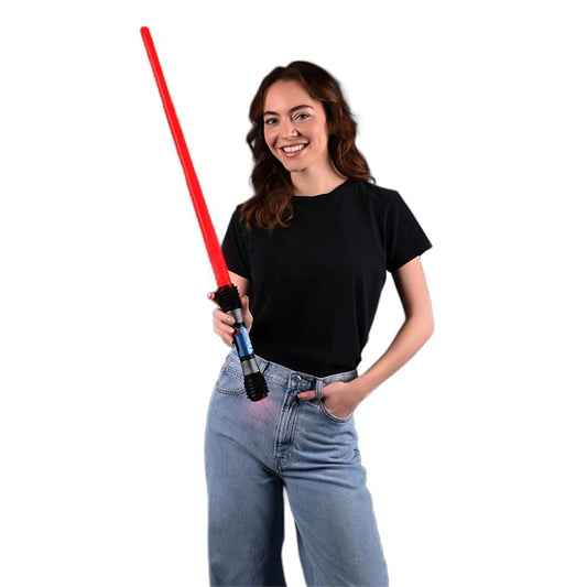 Galactic LED Expandable Red Light Saber Sword