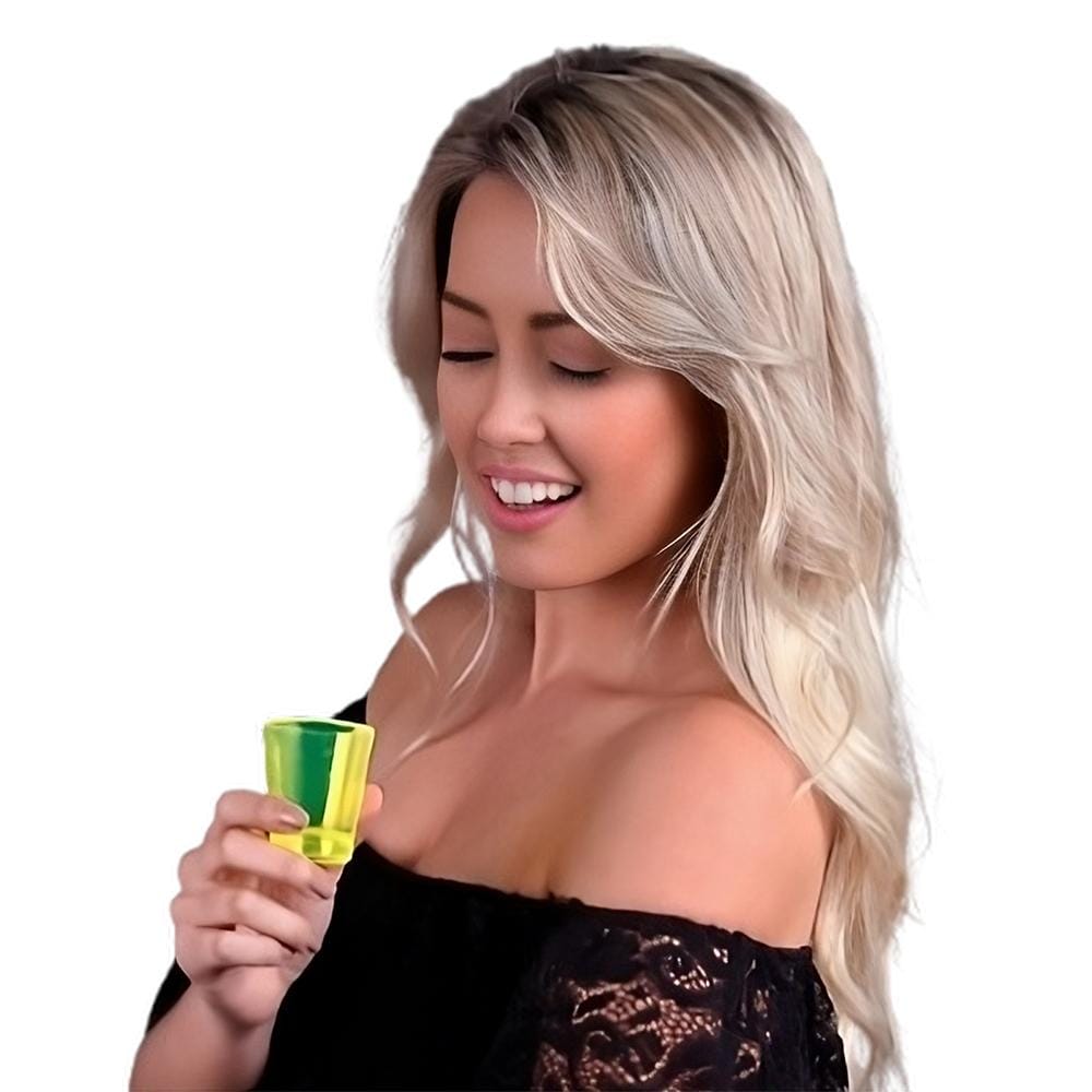 Glow In The Dark Shot Glass Yellow