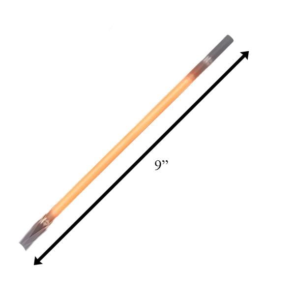 Orange Glow Drinking Straws Pack of 25