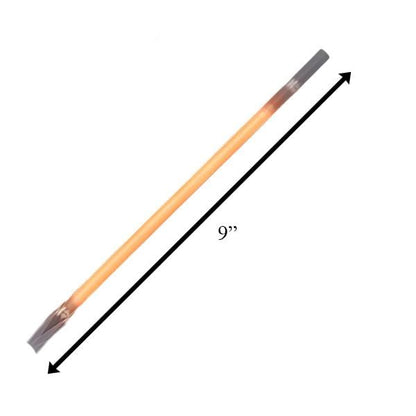 Orange Glow Drinking Straws Pack of 25