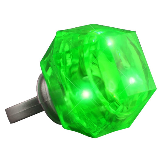 Huge Gem Ring Green Diamond