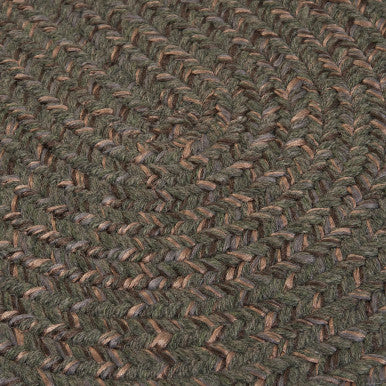 Olive Colonial Mills Hayward Oval Rugs Braided Rugs Made in the USA