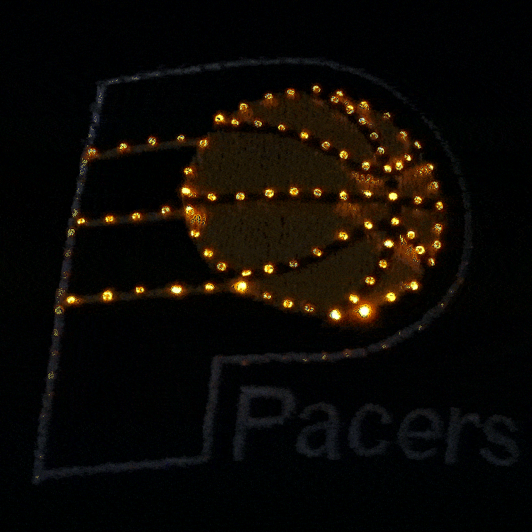 Indiana Pacers Flashing Fiber Optic Cap