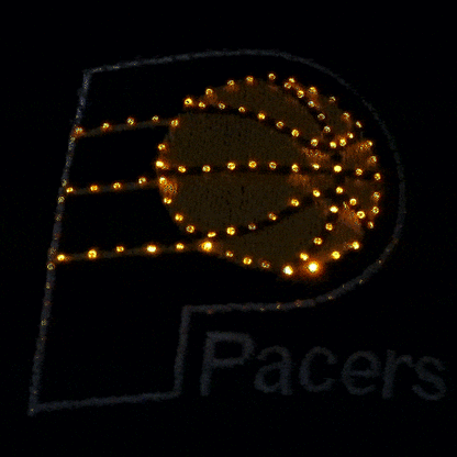Indiana Pacers Flashing Fiber Optic Cap