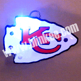 Kansas City Chiefs Officially Licensed Flashing Lapel Pin