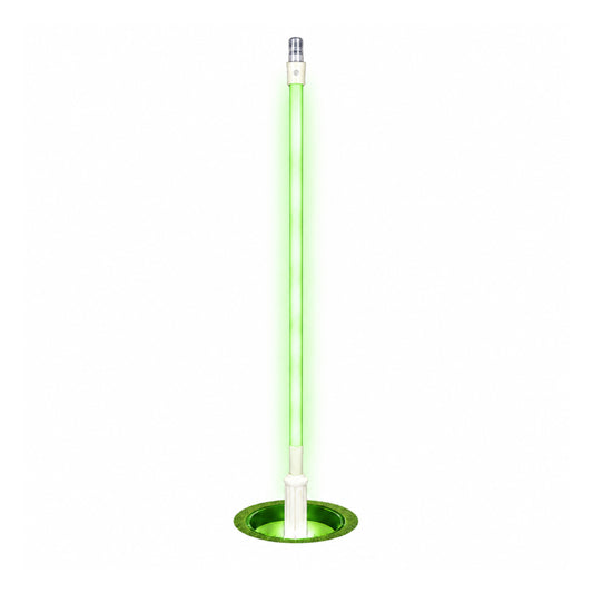 LED 78 Inch Green Flag Stick