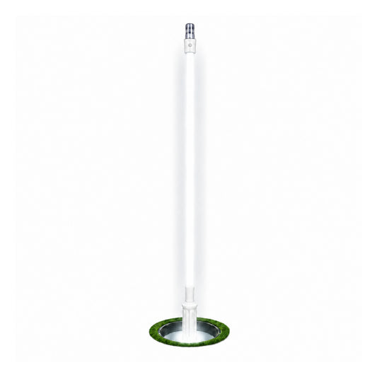 LED 78 Inch White Flag Stick