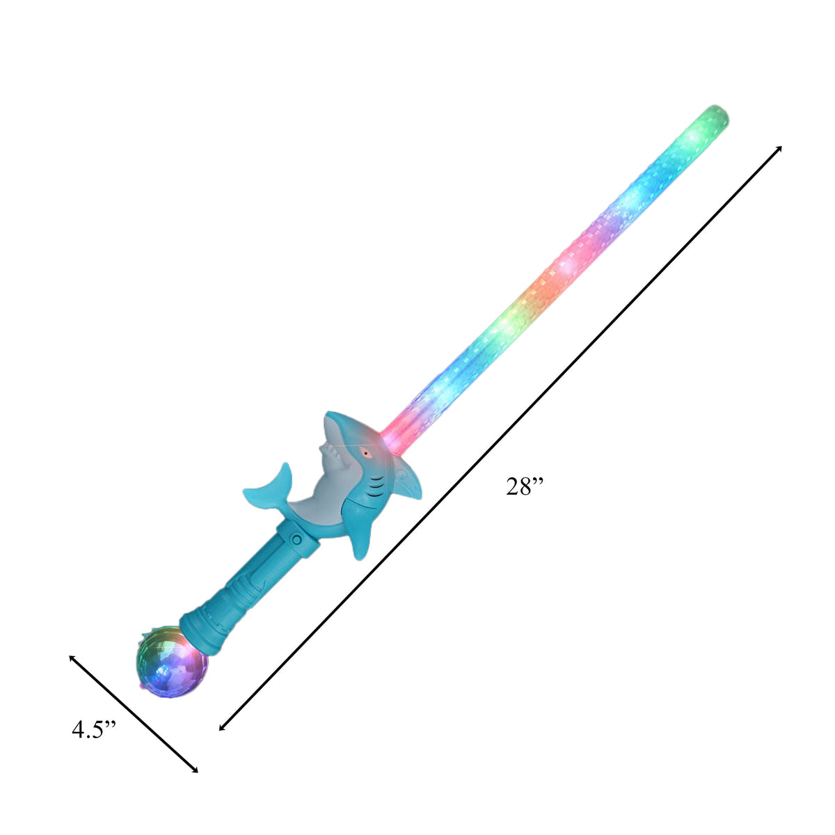 LED Shark Light Up Saber Sword