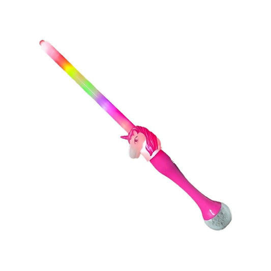 Light Up Unicorn Multicolor Bubble Sword Pink or Purple