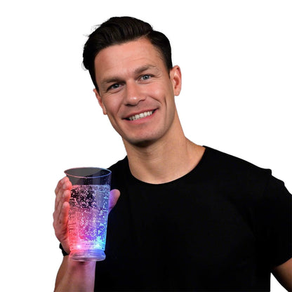 Light Up Patriotic Pint Glass