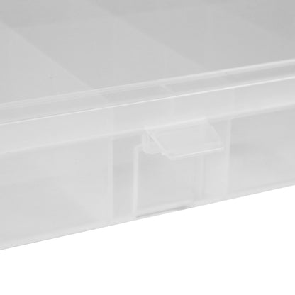 Large Plastic Compartment Box, 12 Openings