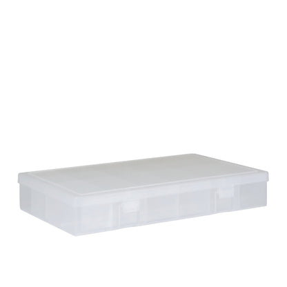 Large Plastic Compartment Box, 18 Openings