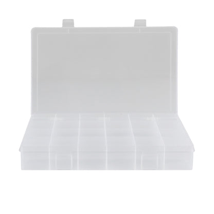 Large Plastic Compartment Box, 24 Openings
