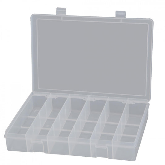Large Plastic Compartment Box, 6 Openings