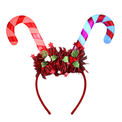 Light Up Candy Cane Headband