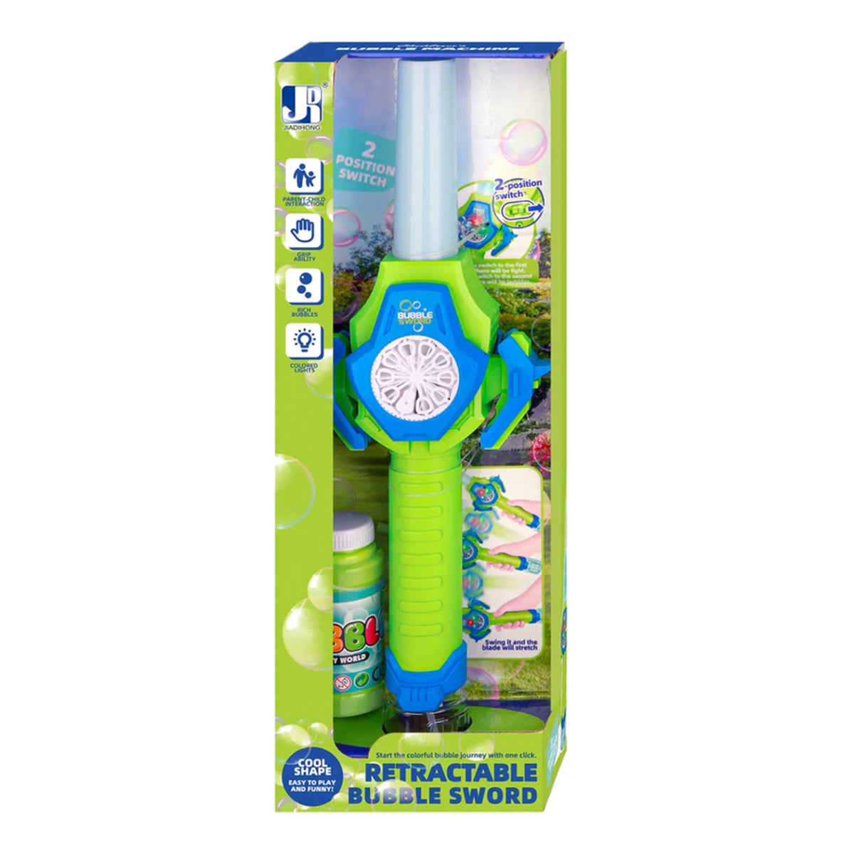 Light Up Expandable Bubble Sword