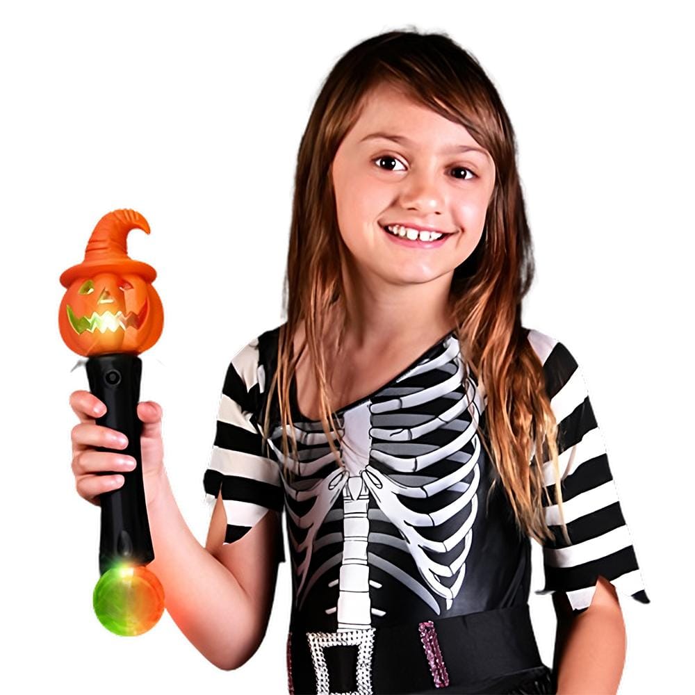 LED Light and Sound Halloween Pumpkin Baton