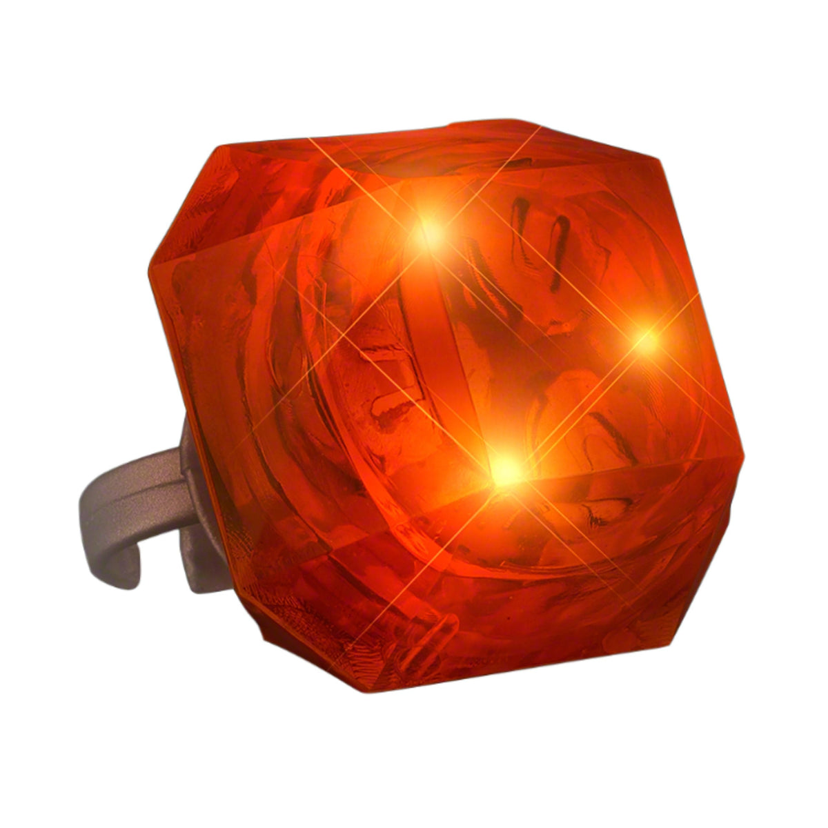 Huge Gem Ring Orange Diamond