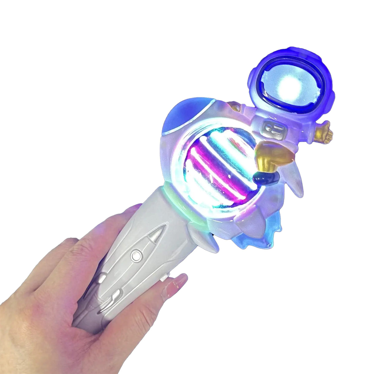 Light Up Space Walker Astronaut Cosmic Spinning Wand