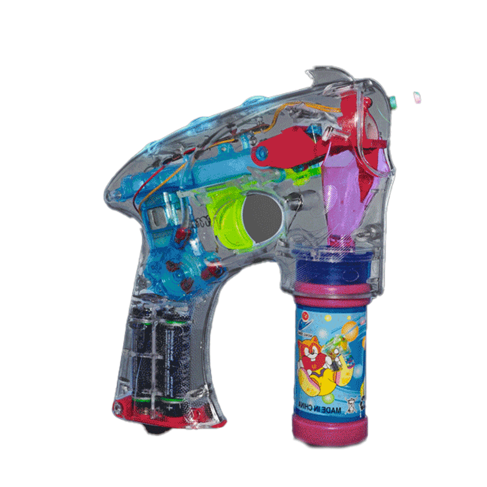 LED Color Changing Bubble Gun