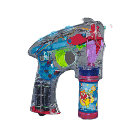 LED Color Changing Bubble Gun