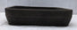 Brown Mica Bonsai Pot - Rectangle  14 5/8"  x 11 1/8" x 3.5" OD 13.25" x 9.75" x 2.75"