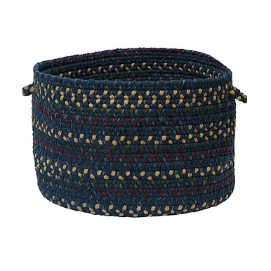 Indigo Colonial Mills Midnight Baskets Braided Baskets Made in the USA