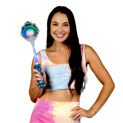 Magical Seashell Light Up Wand with Pearl Glow